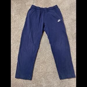 Mens Navy Blue Nike Sweatpants Size: Large